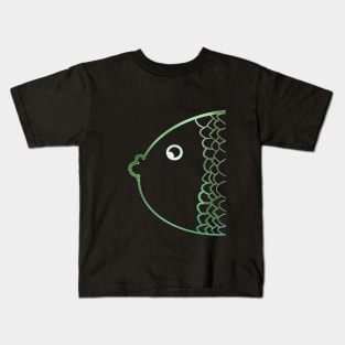 Colorful karp rainbow green Kids T-Shirt